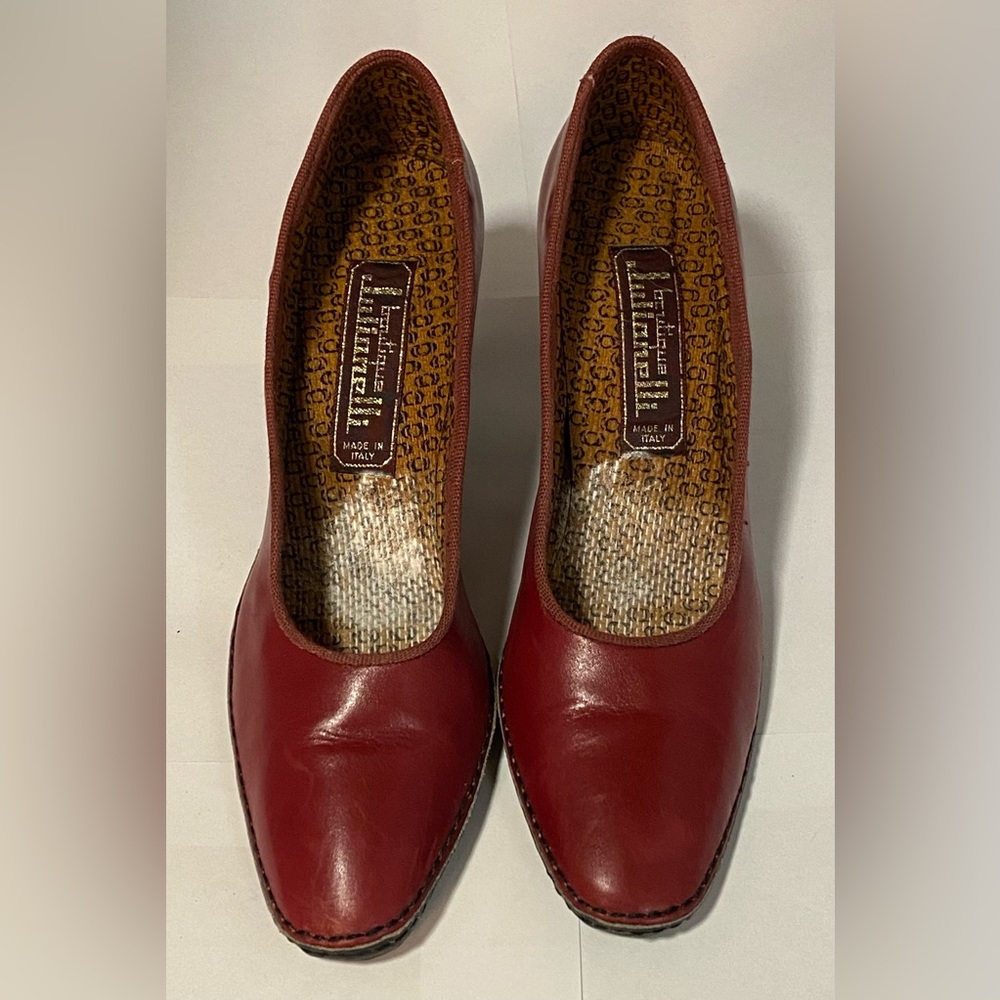 Julianelli Red Heels Made in Italy Size 8